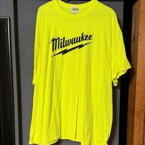Gildan Neon Yellow Graphic Tee